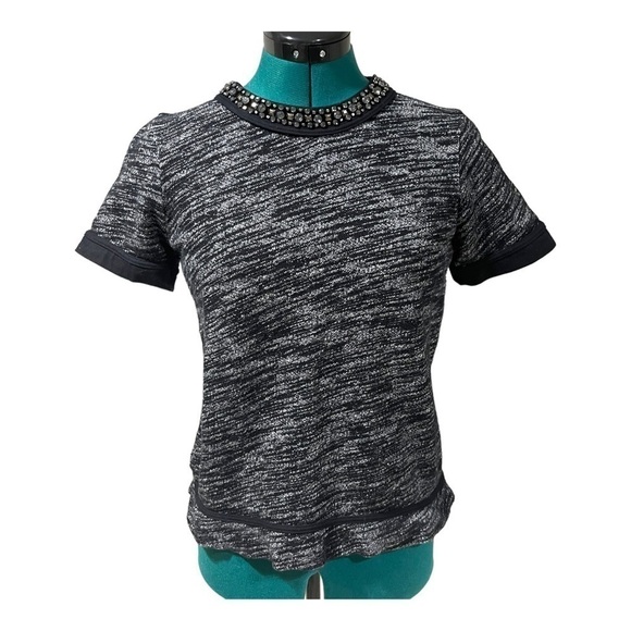 MADEWELL jeweled top size Medium - Picture 1 of 4